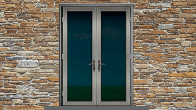 Exterior metal french doors photo - Aluminum french doors