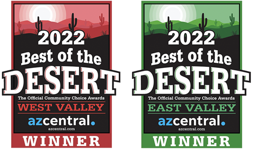2022 Best of the Desert - AZCentral.com East Valley and West Valley Award
