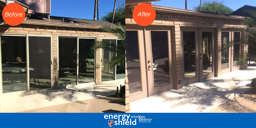 Replace sliding glass doors photo -  Energy Shield Window and Door Company
