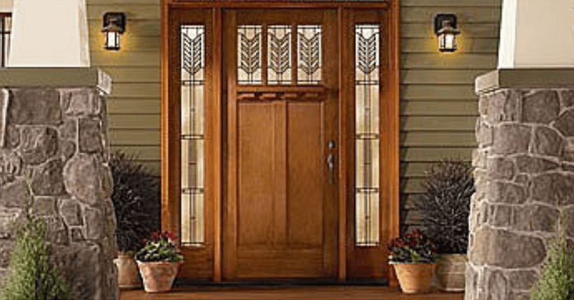 Sidelight Windows Arizona, Fiberglass Front Doors With Sidelights And Transom